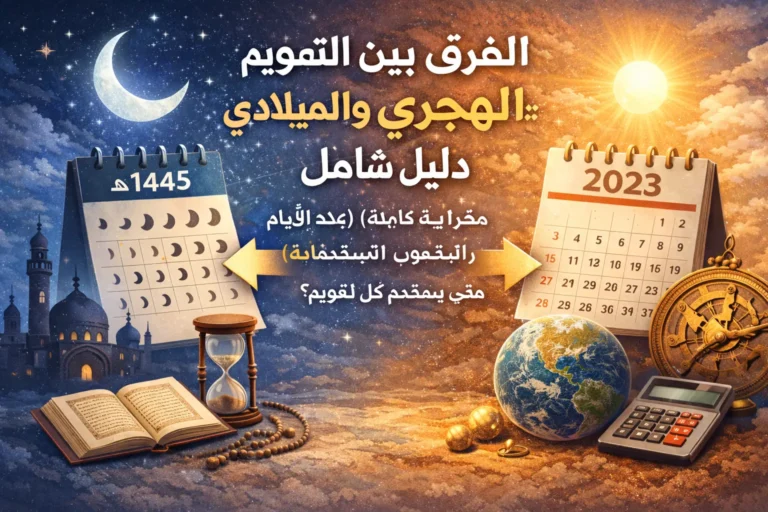 Arabic and Gregorian calendar comparison