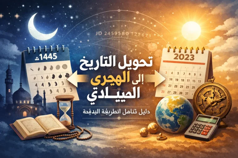 كيف يتم تحويل التاريخ من هجري إلى ميلادي؟