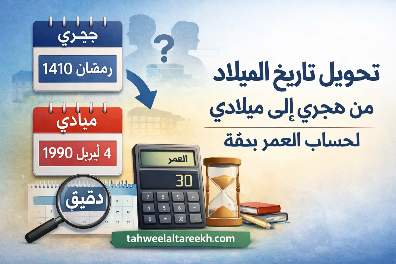 تحويل تاريخ الميلاد بدقة