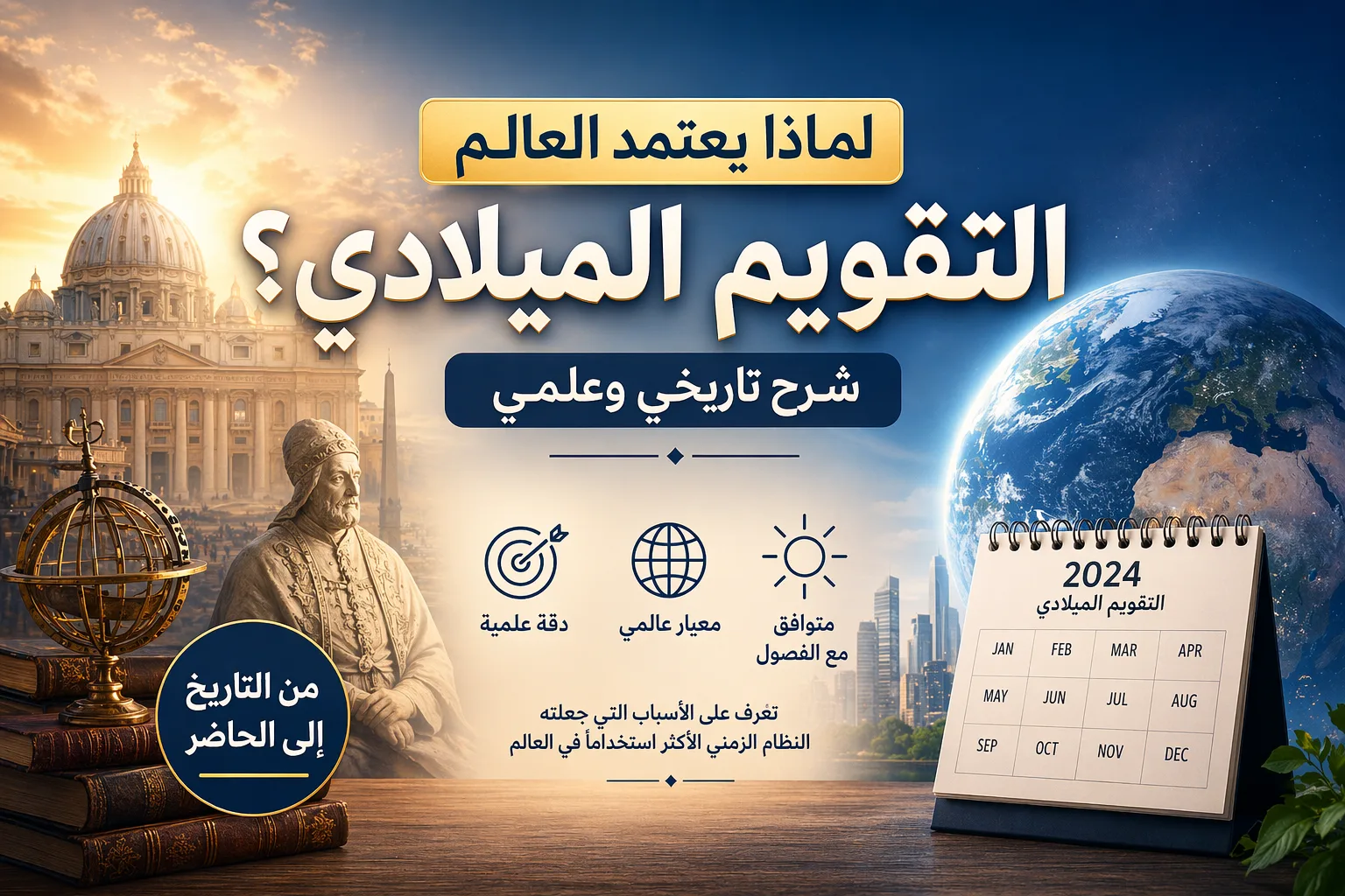 لماذا يعتمد العالم على التقويم الميلادي